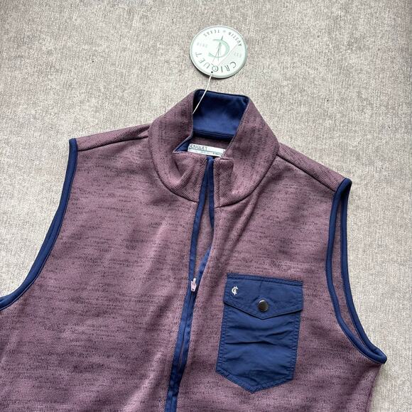 NWT Men’s Criquet Fleece Golf Vest - Picture 2 of 3